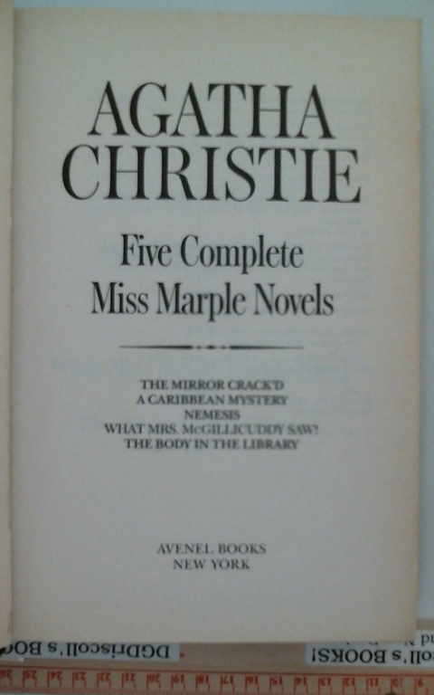 Agatha Christie Five Complete Miss Marple Novels