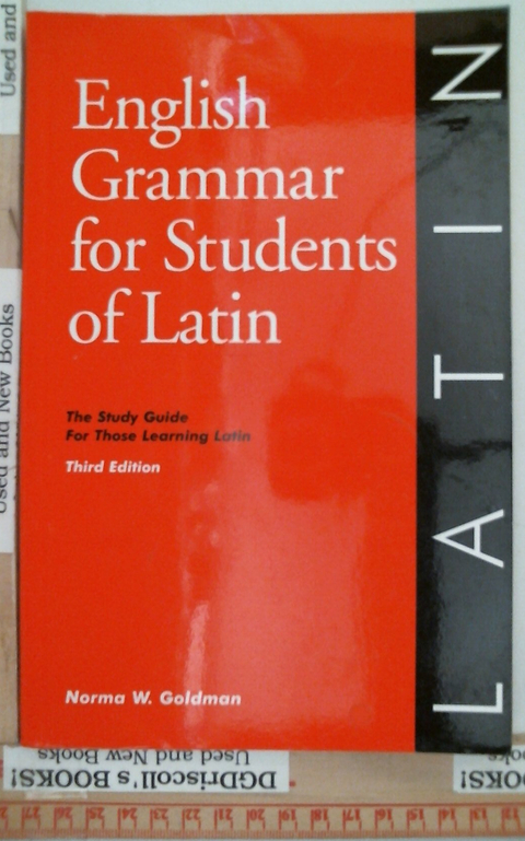 English Grammar for Students of Latin