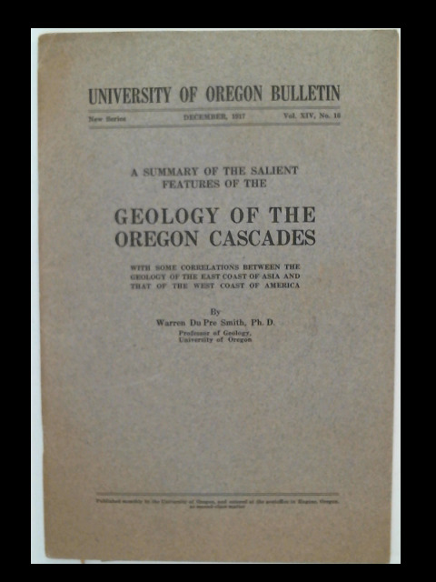 Geology of the Oregon Cascades