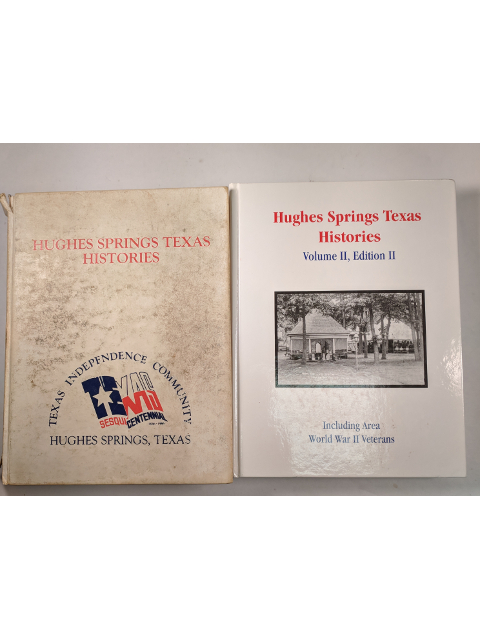 Hughes Springs Texas Histories Set