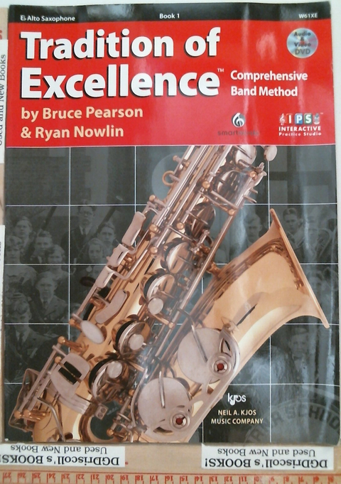 Tradition of Excellence Alto Saxophone books 1 and 2
