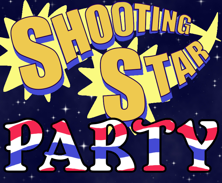 shooting star party splash