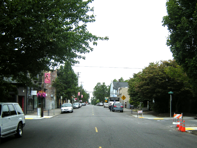 13th ave in the Sellwood district